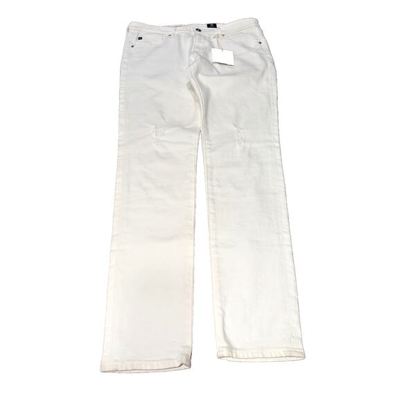 AG Adriano Goldschmied White Legging Ankle Jeans 29 NWT Made in USA